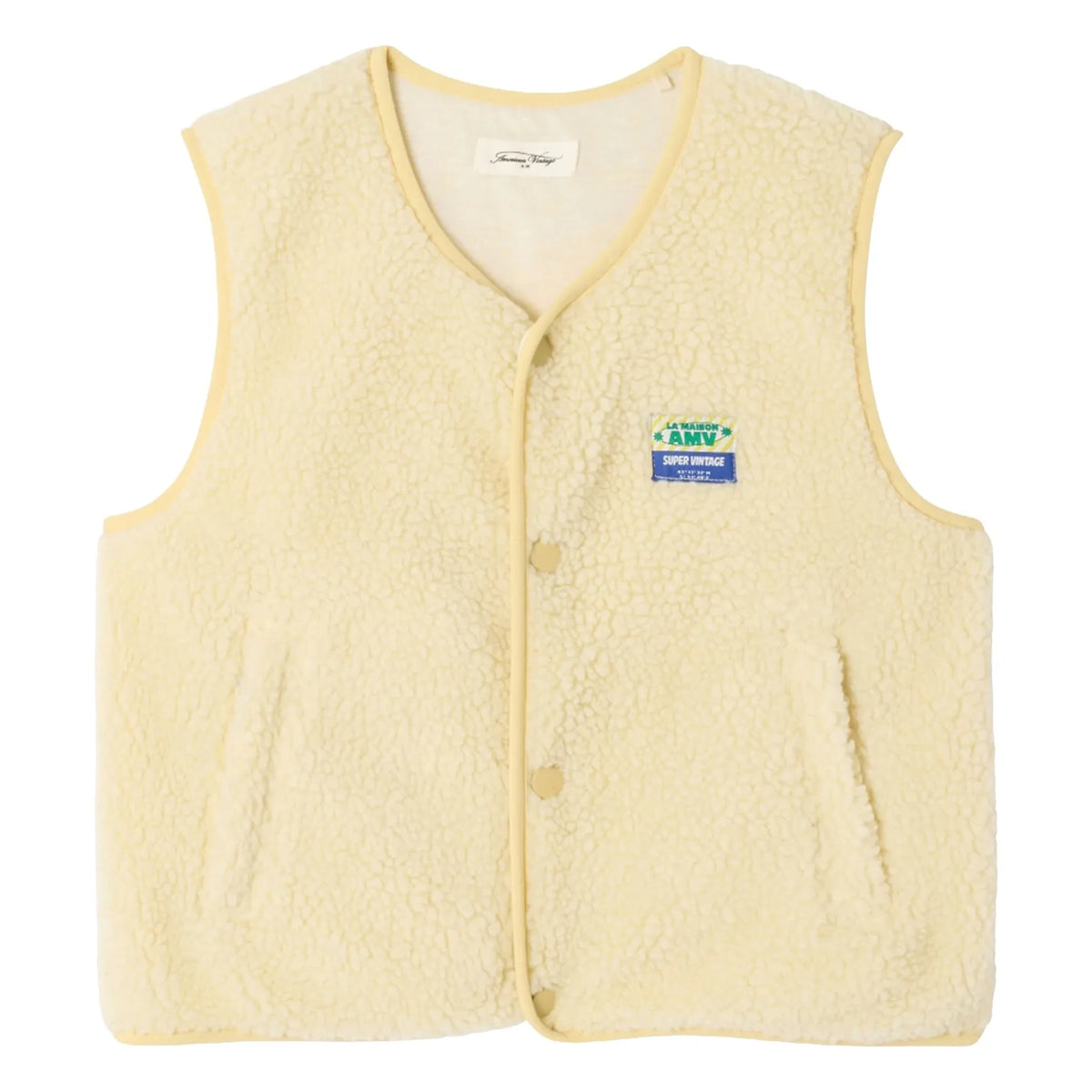 American Vintage - Hoktown Sleeveless Vest | Ecru