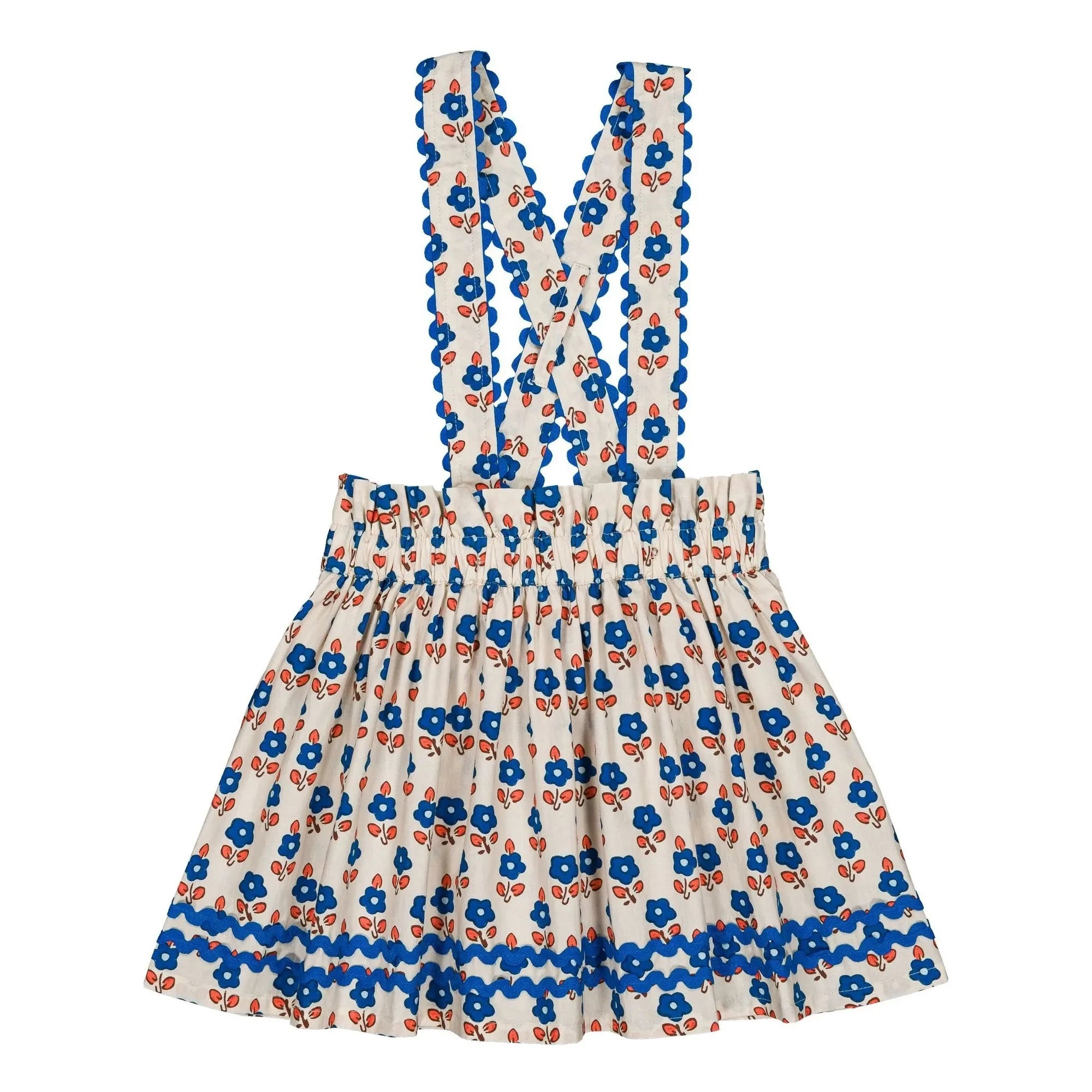 Hello Simone - Hydra Floral Strapless Skirt | White