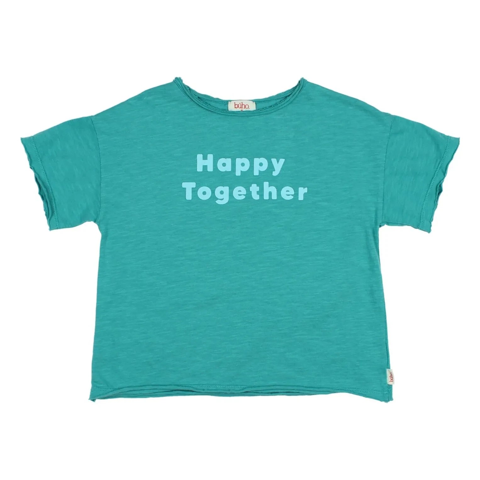 Búho - Happy Together T-Shirt Organic Cotton | Turquoise