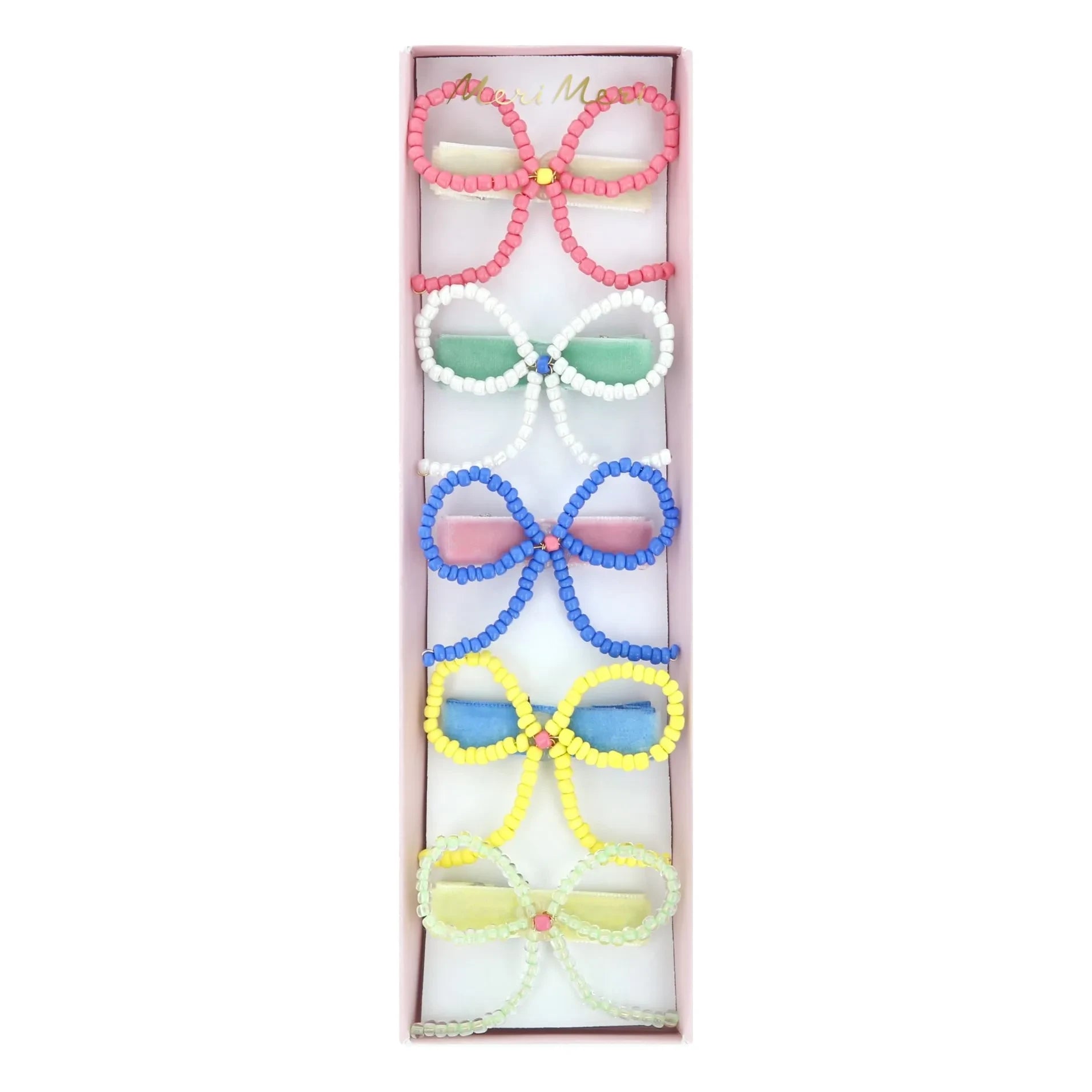 Meri Meri - Pearl Knot Hair Clips - Set of 5
