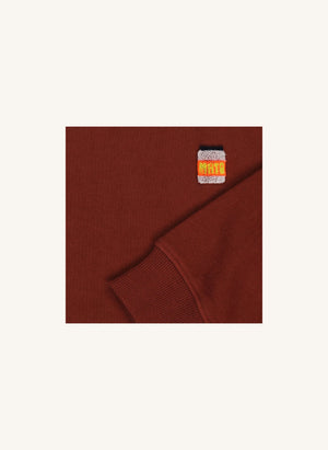 Tumble N'Dry - Harwich Organic Cotton Sweatshirt | Burgundy