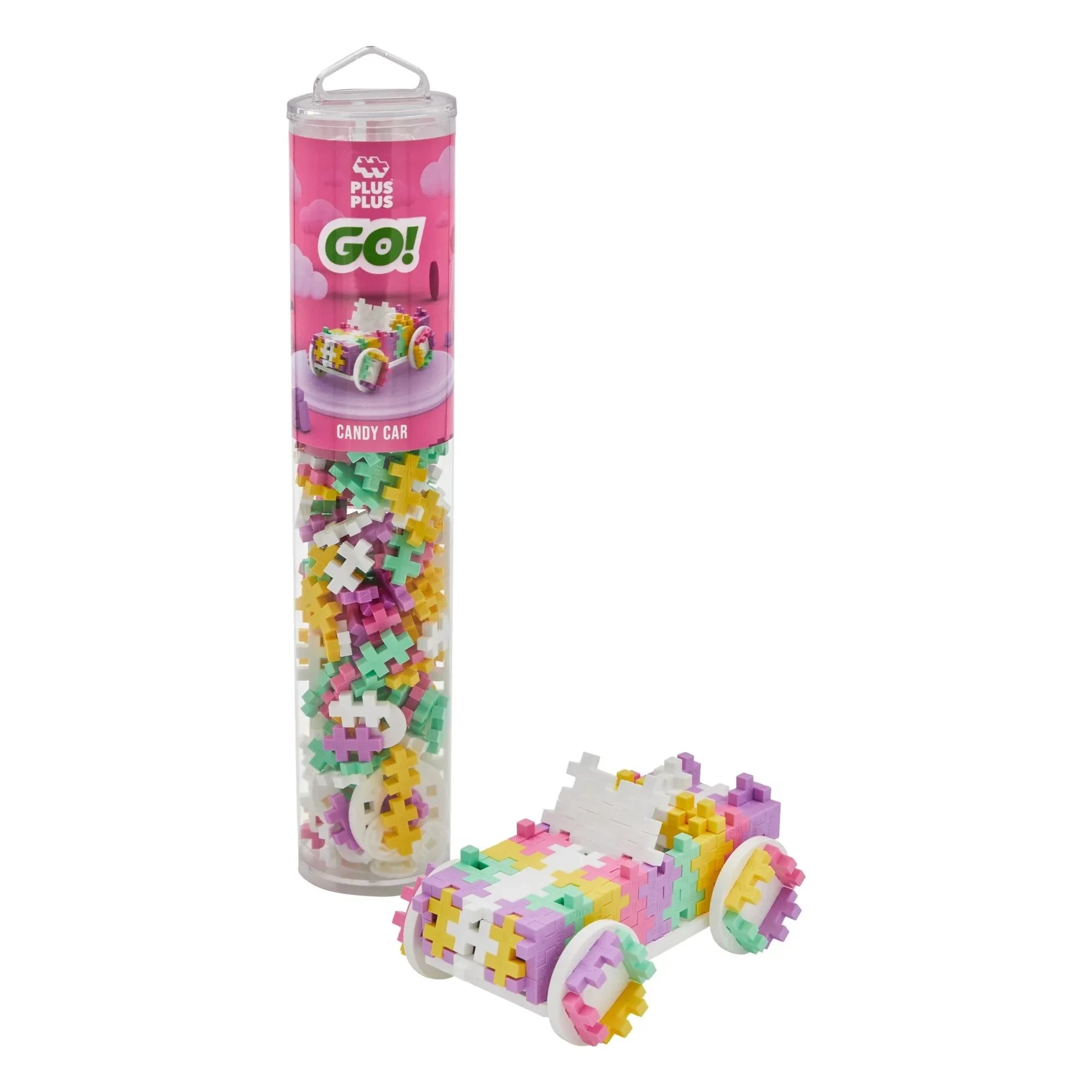Plus-Plus - Candy Car Tube - 200 pieces