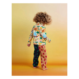Halcyon Nights - Pois Maille pantolon | Lacivert