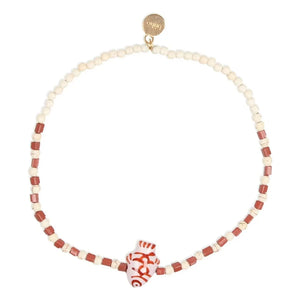 Búho - Fish Pendant Necklace | Beige