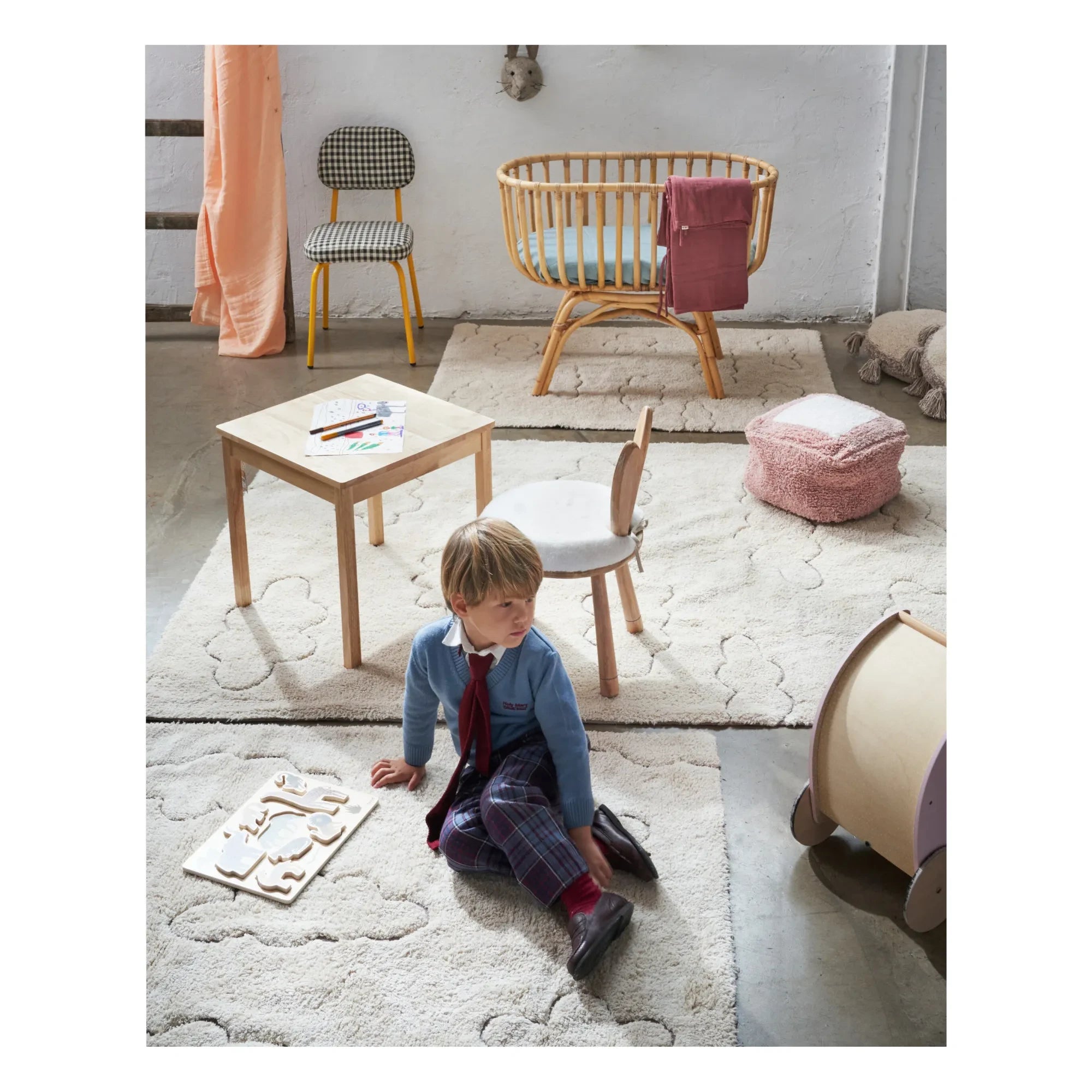 Lorena Canals - Cloud RugCycled Carpet | Ecru