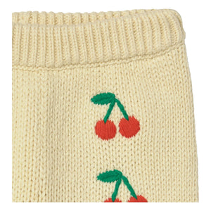 Tinycottons - Cherries Knit Pants | Yellow
