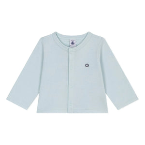 Petit Bateau - Organic Cotton Cardigan | Turquoise