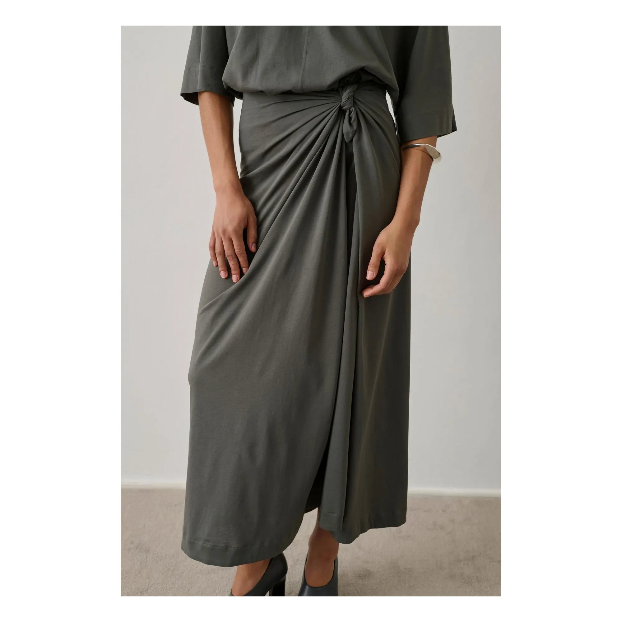 Soeur - Cotton Goa Etek | Koyu gri