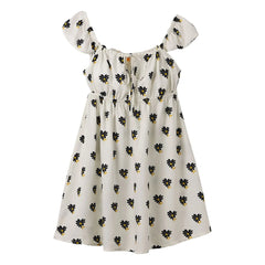 Fabula - Floral Dress | White