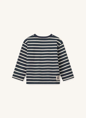 Liewood - Tyler Striped Organic Cotton T-Shirt | Navy