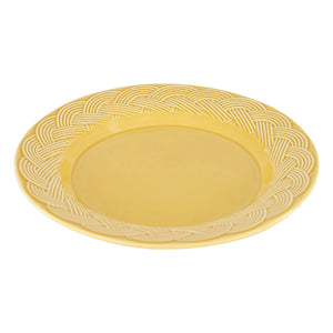 House of Capricorn - Vime Dinner Plate | Mustard