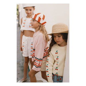 Tinycottons - Cherry Knit Polo | Pink