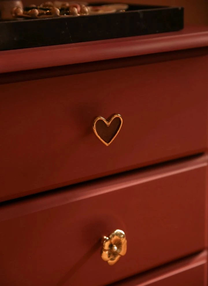 Doing Goods - Pyar Heart Brass Knob | Gold