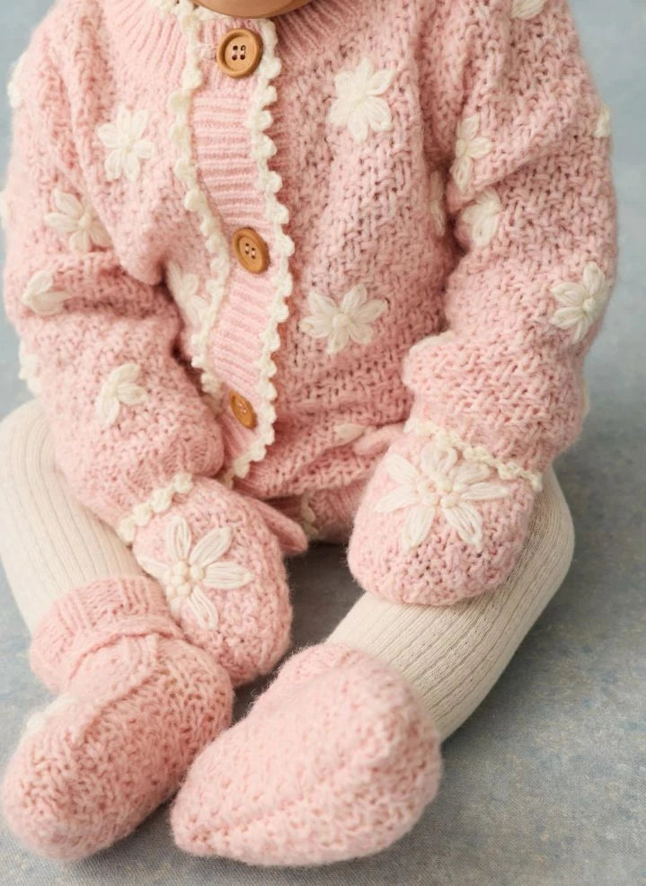 Louise Misha - Ania Wool Glove | Pink