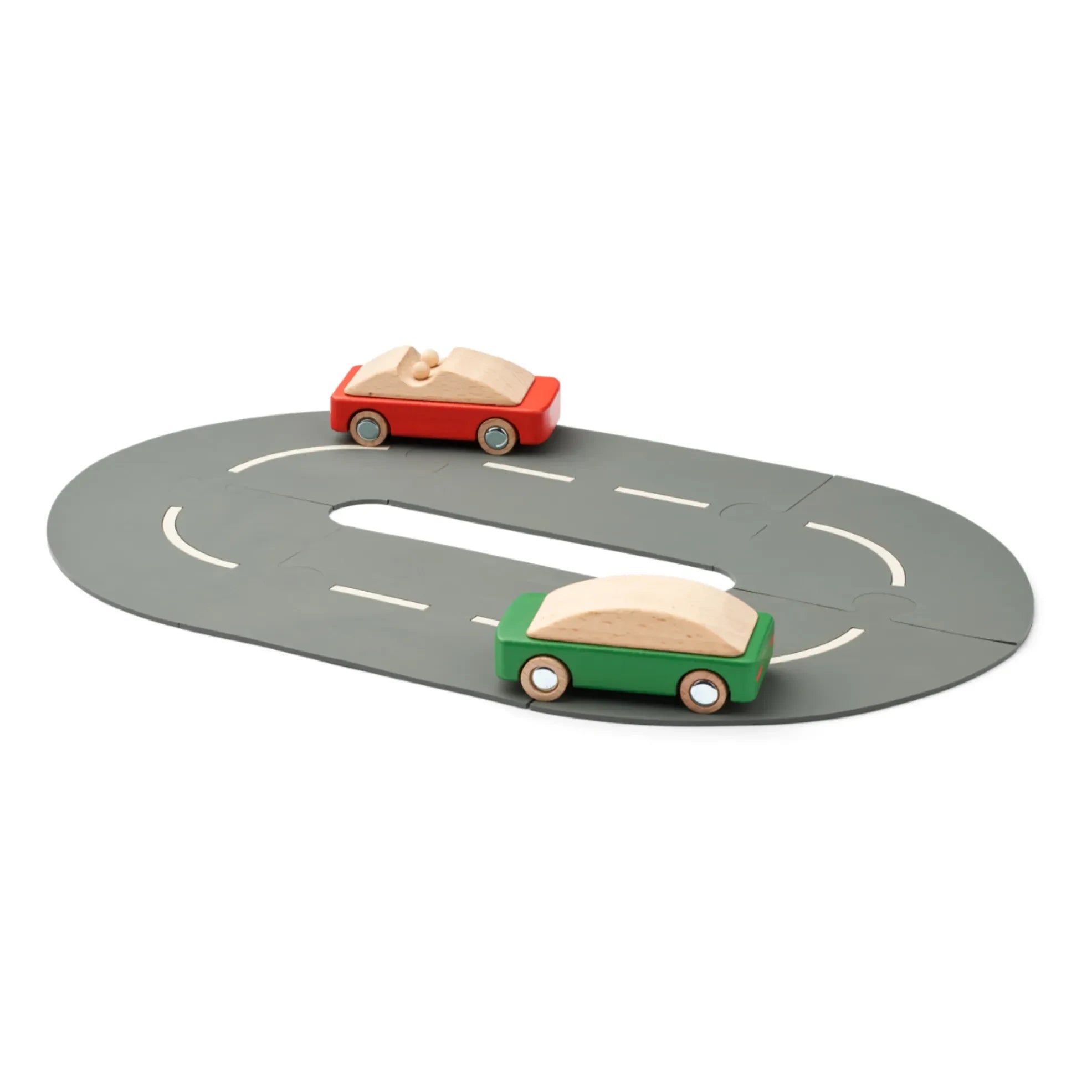 Liewood - Cars and Road Puzzle Set | Apple red multi mix