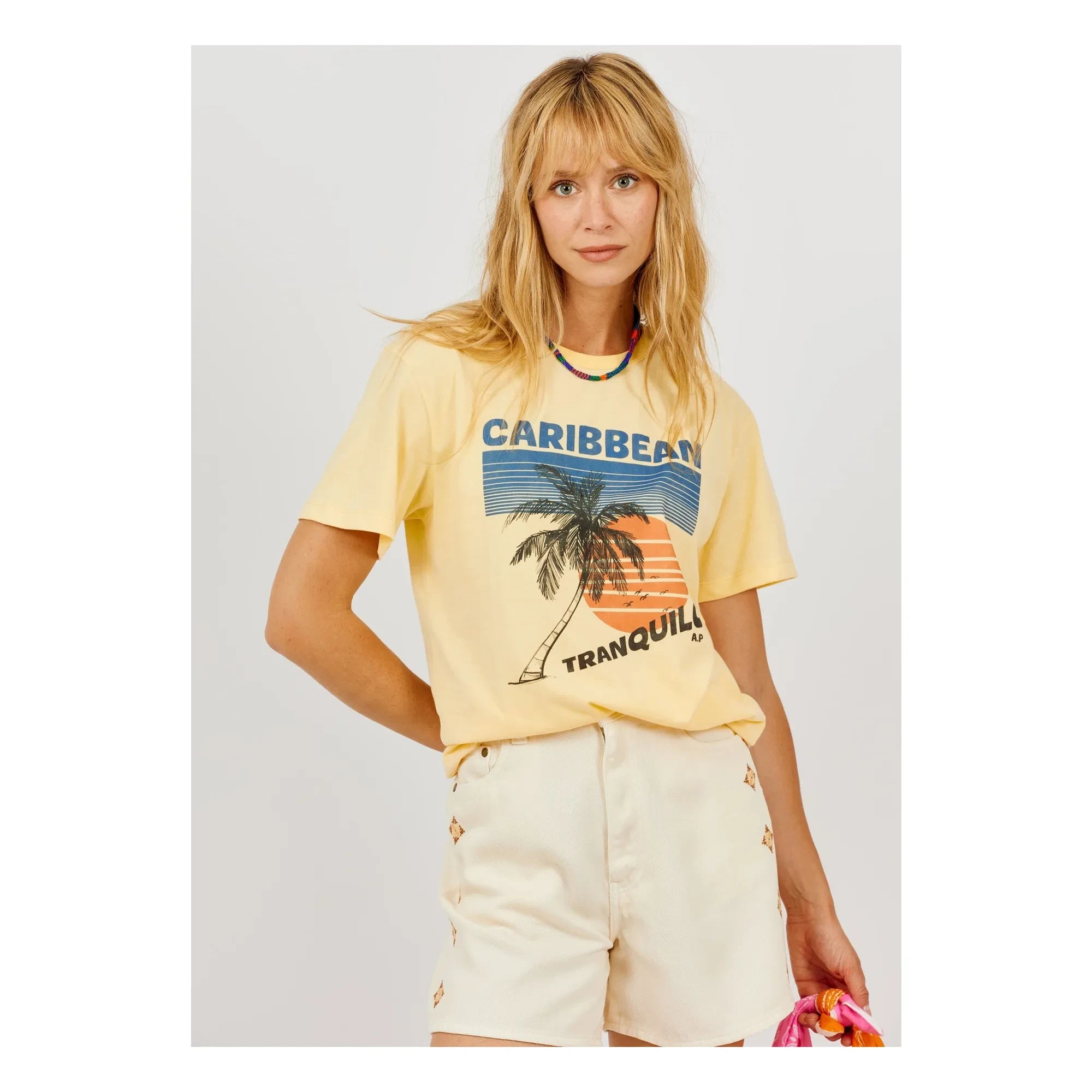 a.p - Caribbean Organic Cotton T-Shirt | Yellow
