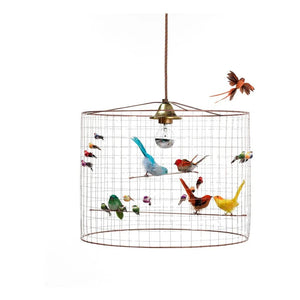 Mathieu Challières - Small Bird Cage Pendant Lamp