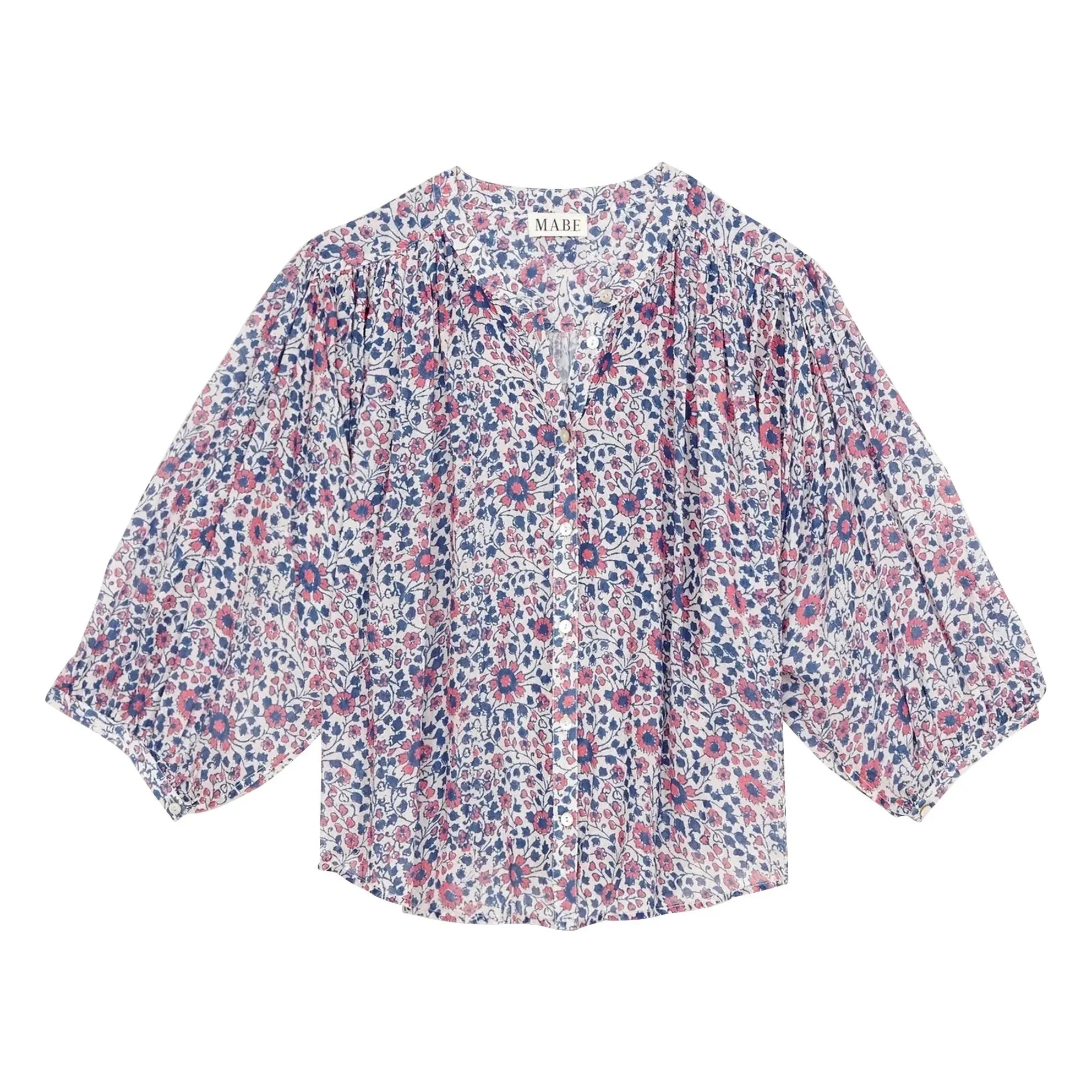 M.A.B.E. - Della Cotton Blouse | Pink