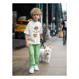 Mini Rodini - Doggies Organic Cotton T-Shirt | White