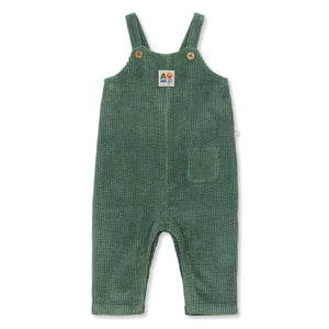 Arsène et Les Pipelettes - Organik Pamuklu Fitilli Kadife Salopet | Yeşil