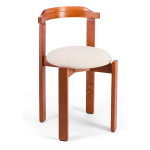 The Socialite Family - Laura chair, upholstered in beech wood and woven fabric | Beige