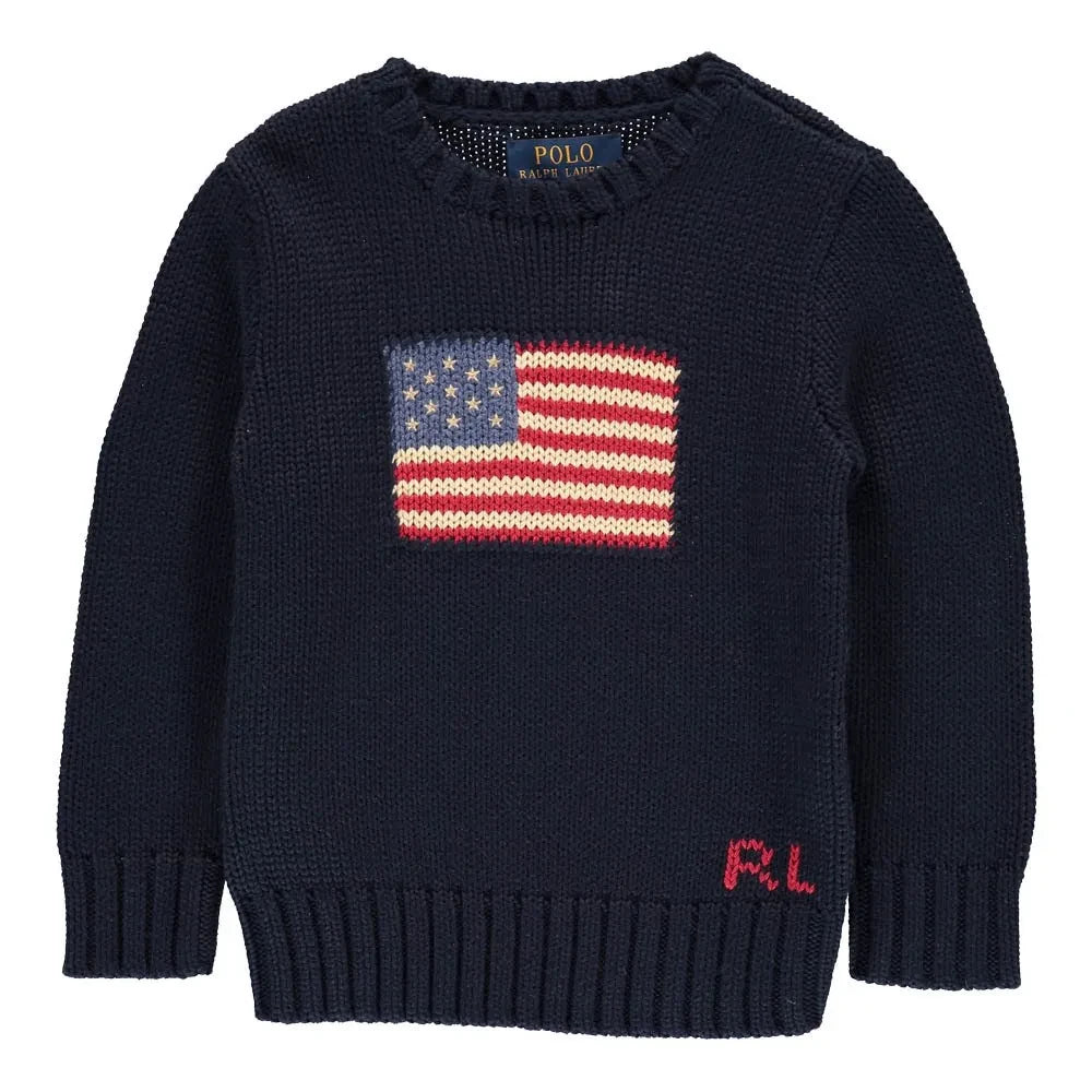 Ralph Lauren - Flag Sweater | Navy Blue