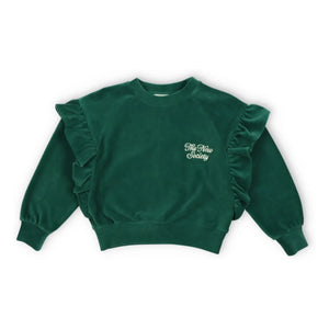 the new society - Sweat Odense Kadife Organik | Yeşil