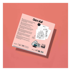 Omy - Food Yummy coloring book | Pink