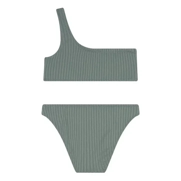 Finger in the Nose - Bayle Asymmetric Swimsuit | Light Khaki