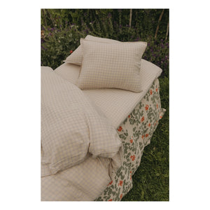 garbo&friends - Gingham Sky Pillowcase | Light Blue
