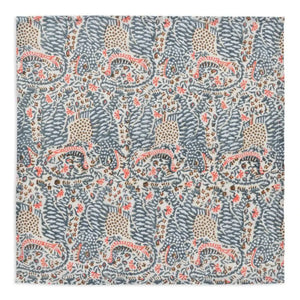 Le Monde Sauvage - London Napkin - 8-Piece Set | Blue