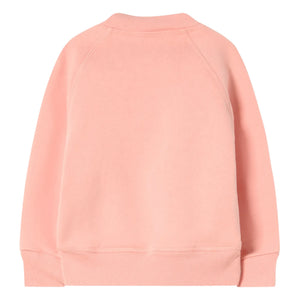 The Animals Observatory - Baby Shark Yüz Baskılı Sweatshirt | Pembe