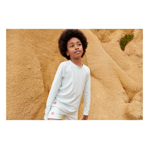 Liewood - Noah Seersucker UV Protective T-Shirt | Light Blue