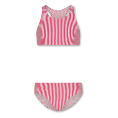 AO76 - Tare Striped Swimsuit | Pink