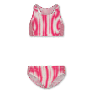 AO76 - Tare Striped Swimsuit | Pink