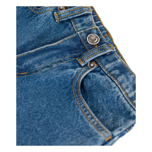 Petit Bateau - Düz Jean Pantolon Ham Organik Pamuk | Kot mavisi