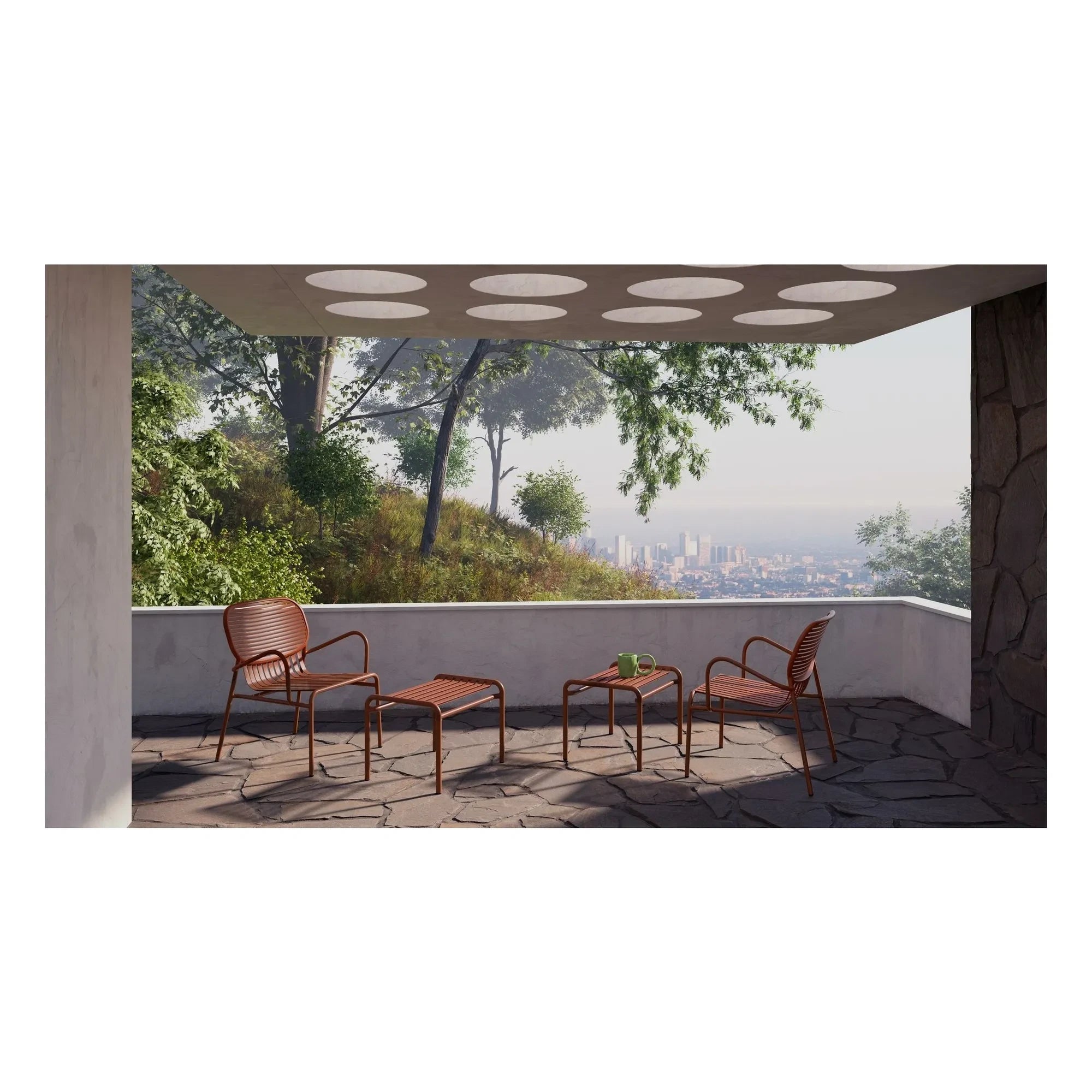 Petite friture - Weekend Footrest | Terracotta