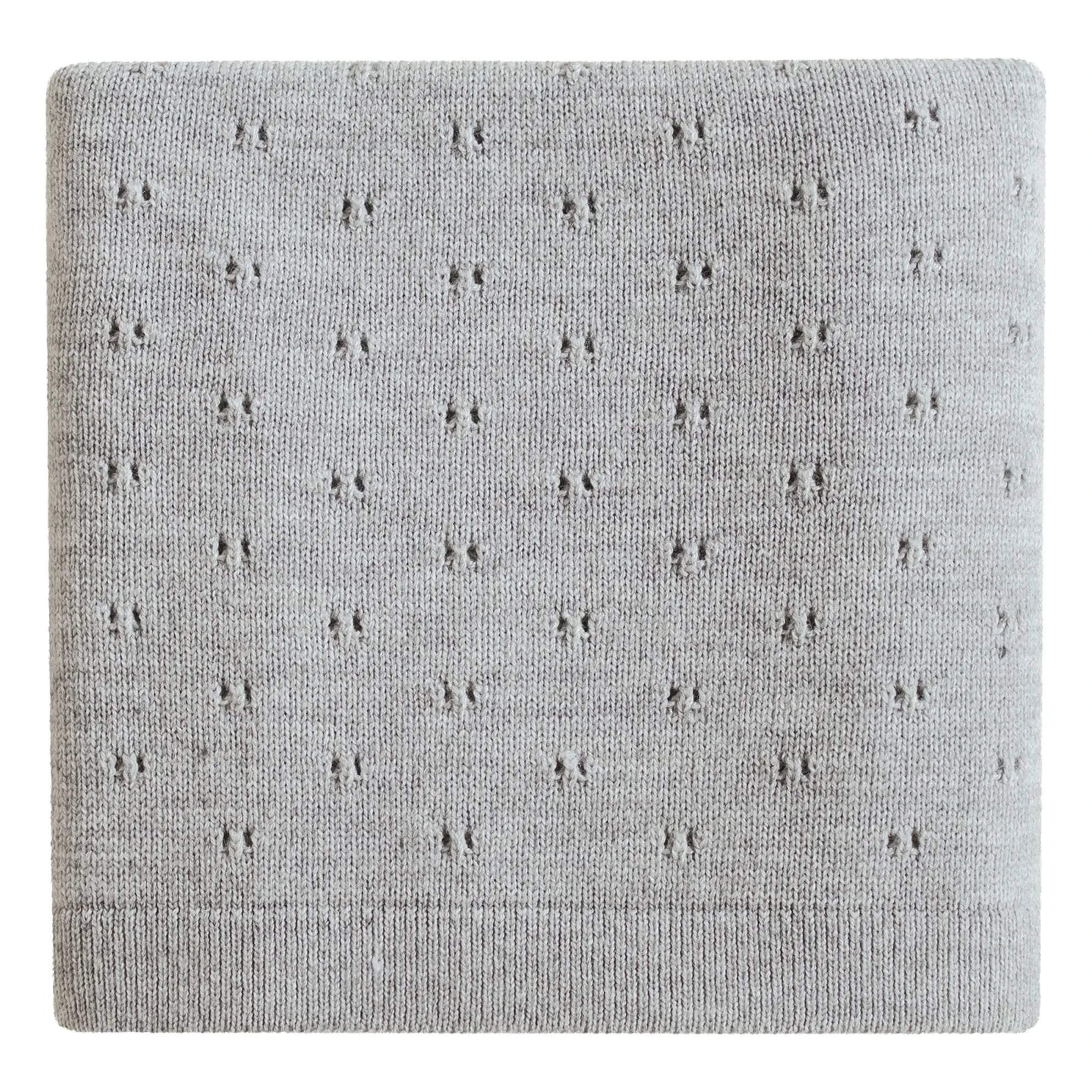 Hvid - Bibi Merino Wool Blanket | Gray