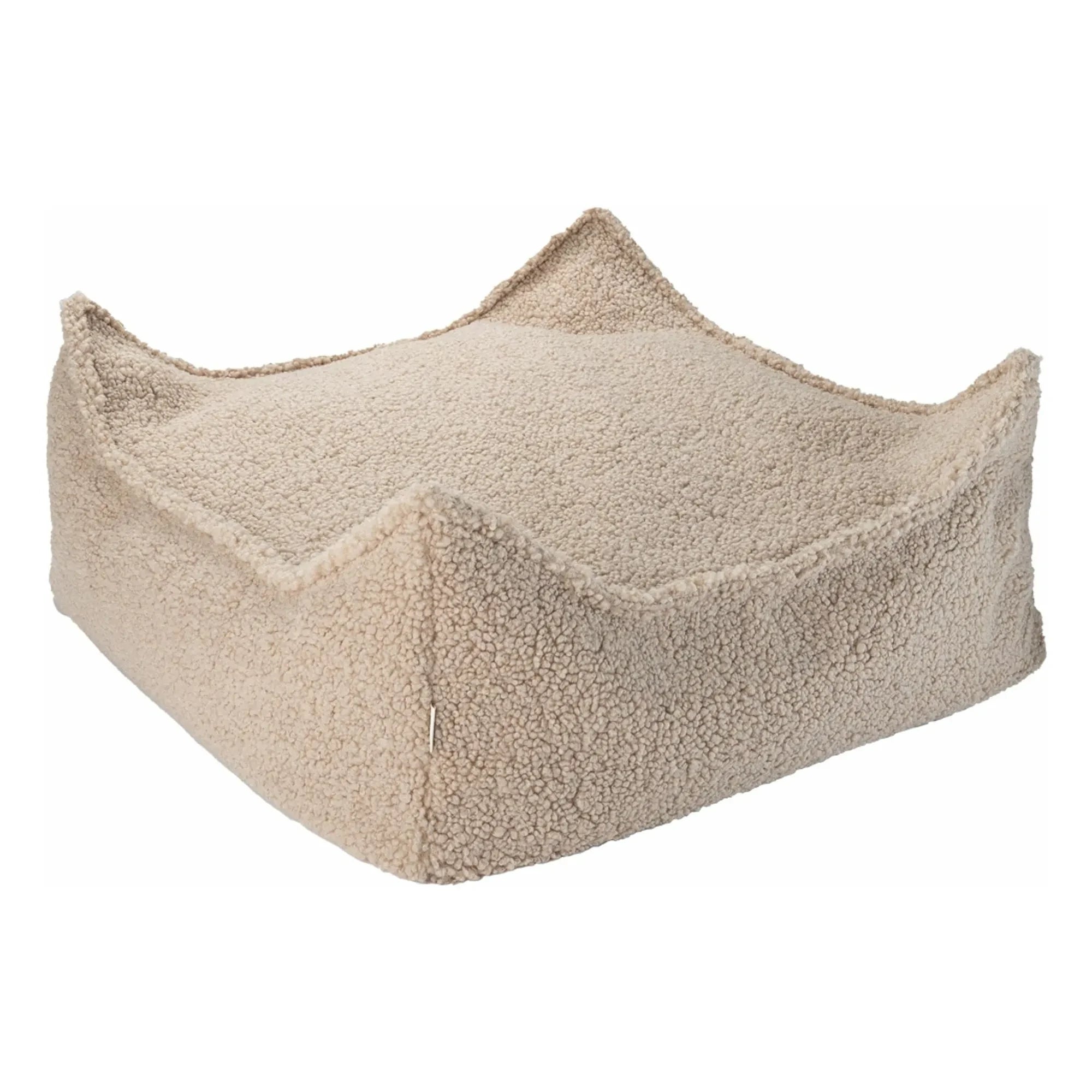Wigiwama - Teddy Ottoman | Beige