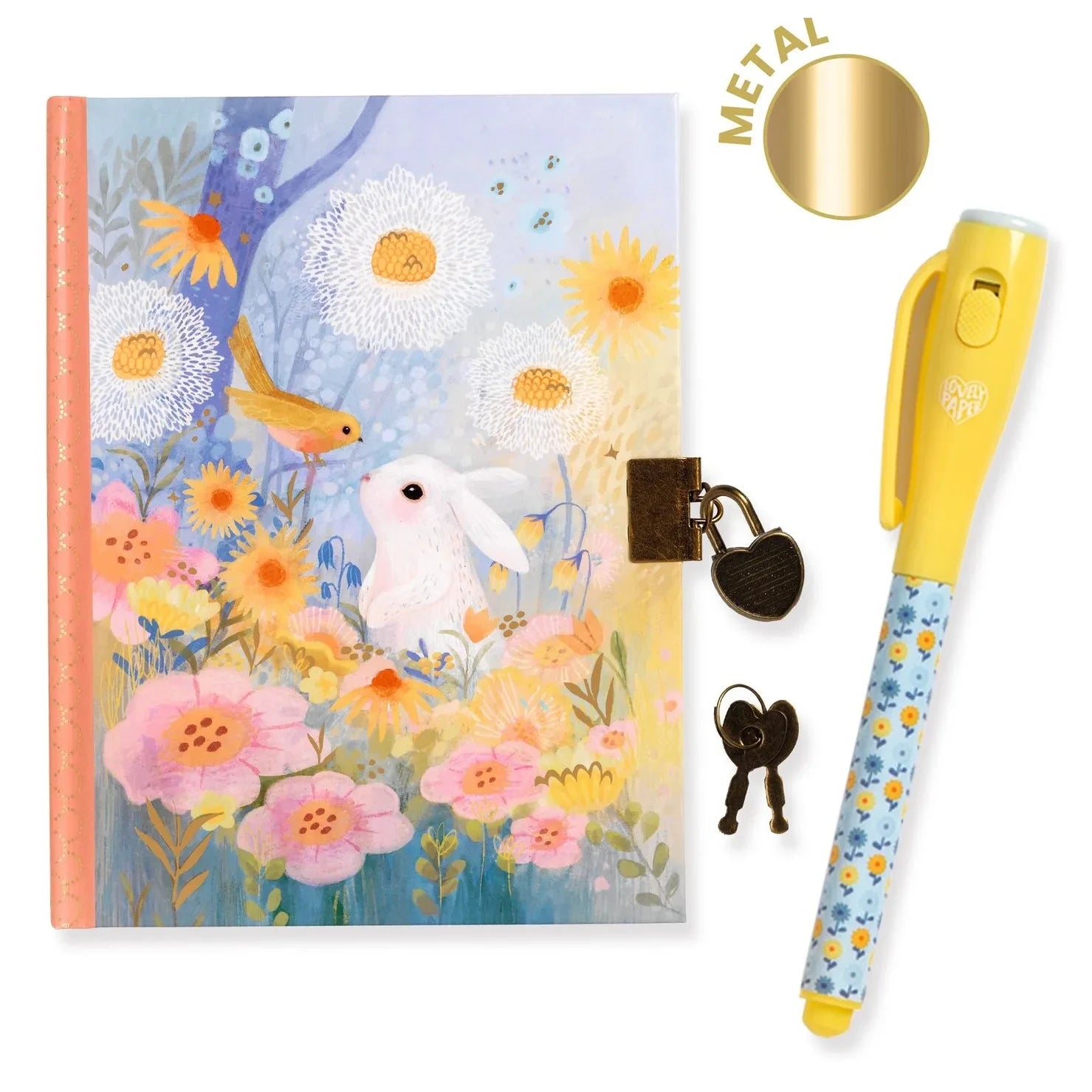 Djeco - Kendra Secret Notebook with Magic Pen
