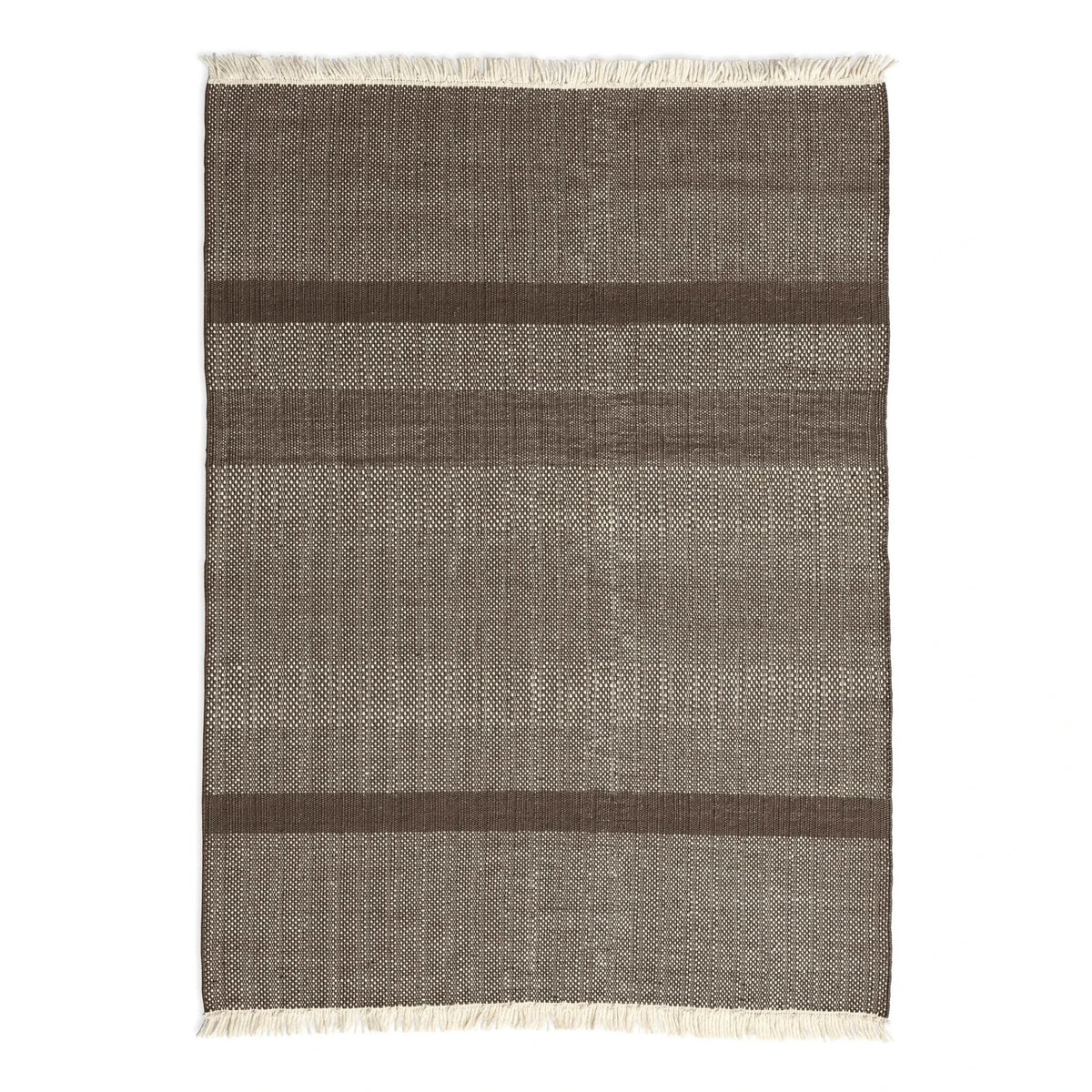 Nanimarquina - Tres Texture Rug, Elisa Padrón | Chocolate
