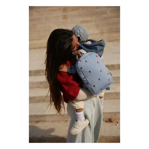 Studio Noos - Puffy Hearts Backpack | Light Blue