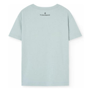 The Animals Observatory - Rooster Character T-Shirt Organic Cotton | Light Blue