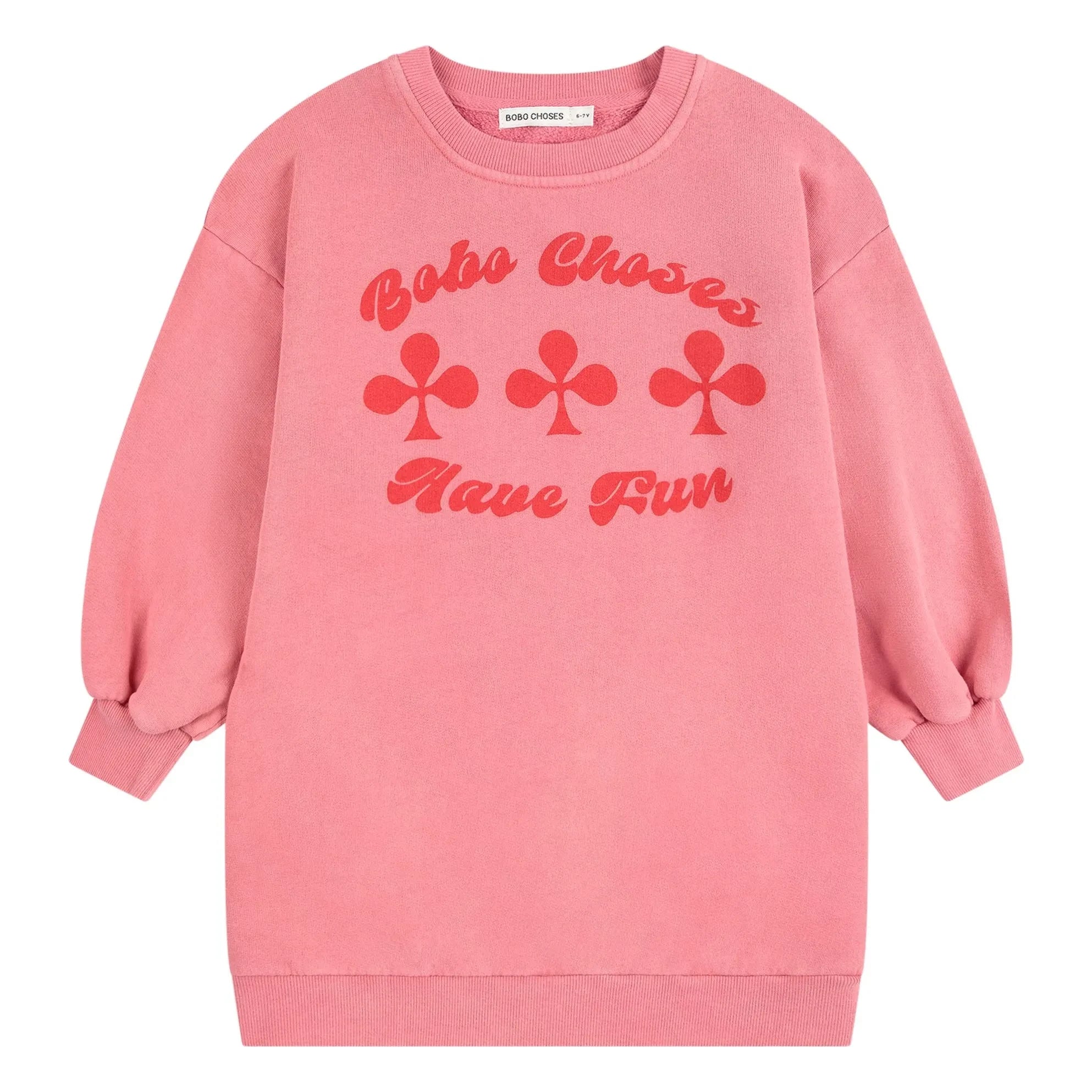 Bobo Choses - Organic Cotton Sweat Dress | Pink
