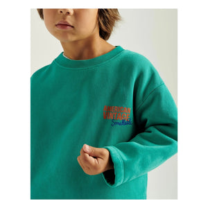 American Vintage - American Vintage X Smallable collaboration - Izubird sweatshirt | Turquoise