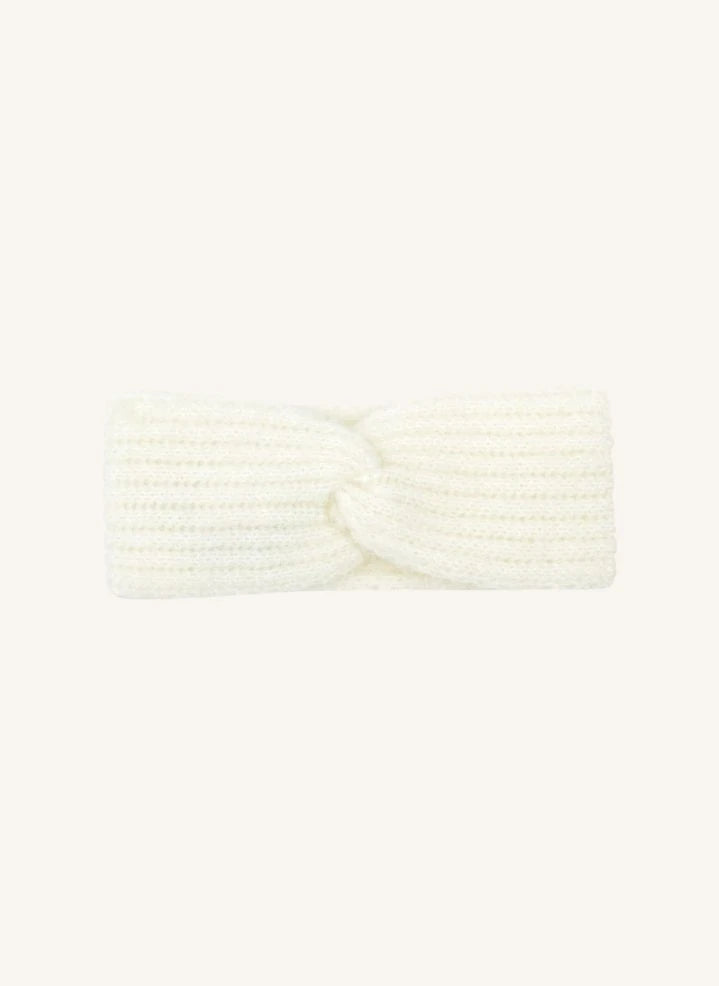 Tartine et Chocolat - Wool and Mohair Headband | Ecru
