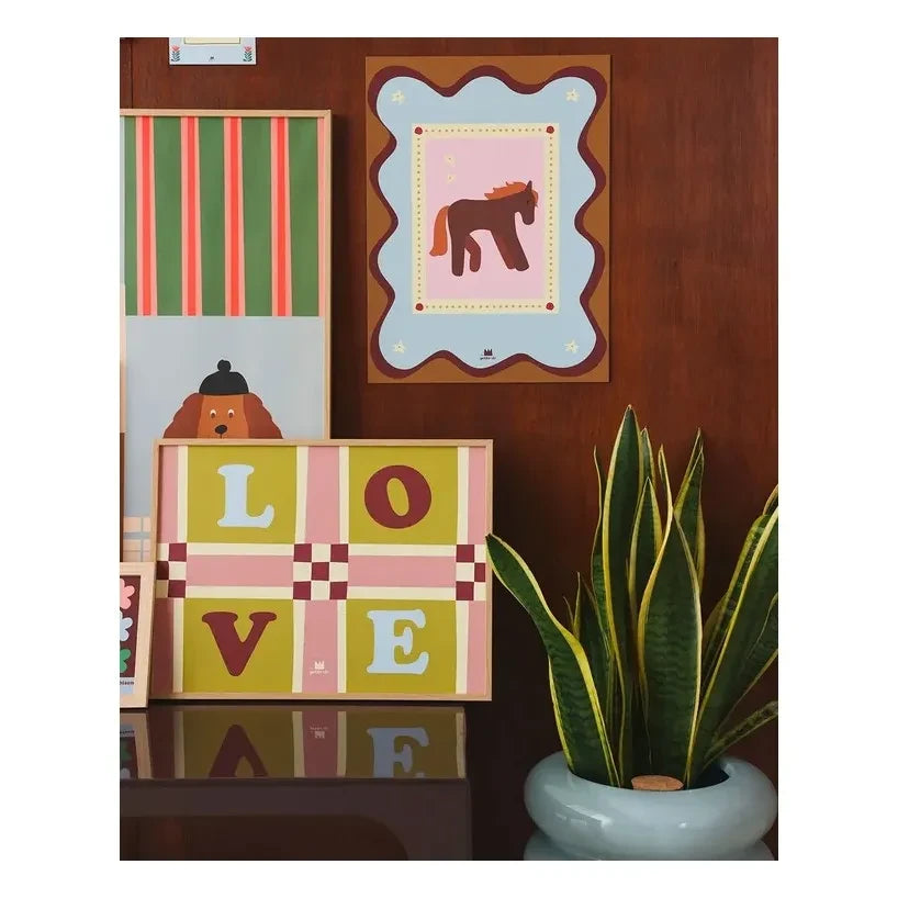 Ma petite vie - "The Horse" Poster | Brown