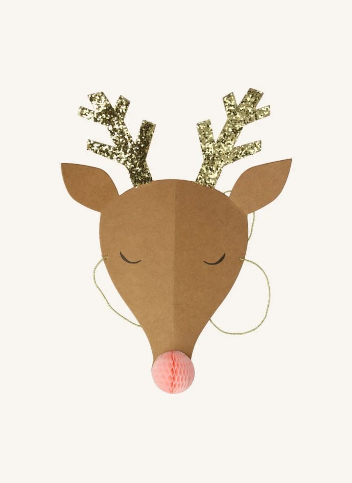 Meri Meri - Cheerful Deer Christmas Hats - Set of 6