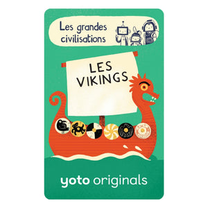 Yoto Player - Les BrainBots: Büyük medeniyetler kartları - 8’li paket