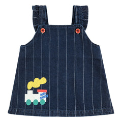 Bobo Choses - Organic Cotton Jean Overalls | Navy Blue